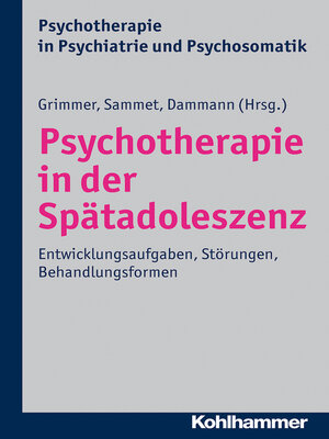 cover image of Psychotherapie in der Spätadoleszenz
